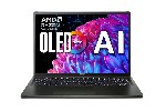 Acer Swift Edge SFE16-44-R72Z, AMD Ryzen 7 8840U with AI(up to 5.1GHz, 16MB), 16" 3.2K OLED 120Hz, WQXGA+(3200x2000), 32GB LPDDR5, 1024GB PCIe NVMe, AMD Radeon, MicroSD, QHDcam+mic, FPR, WiFi 6E, BT, KB Backlit, Win 11 Home, Black+Acer 7in1 Type C do