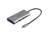 Acer 7in1 Type C dongle: 1 x HDMI, 3 x USB3.2, 1 x SD/TF, 1 x PD, Up to 5Gbps Data transmission speed